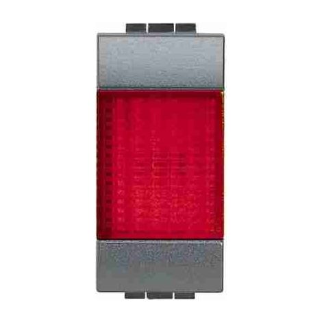 BTIL4371R Portalampada con diffusore rosso