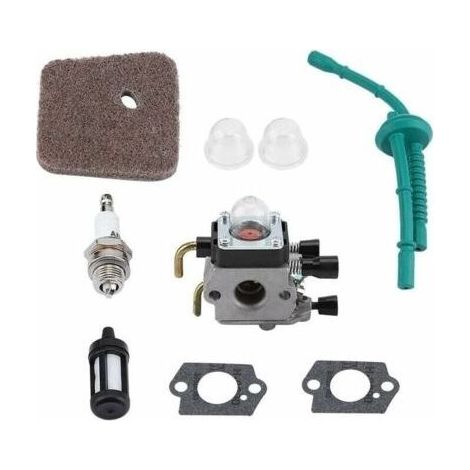Set de Carburateur Pour STIHL FS55 FS55R FS55RC FS38 KM55 HL45 KM55R Filtre Air Kit De Conduite De Carburant Kit De Bougie (1/5)