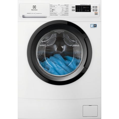 Lavatrice a Carica Frontale Electrolux 6 Kg Slim Serie 600 EW6S560I SensiCare Classe D (A84,3xP37,8xL59,5) 1000 Giri SensiCare Display LCD Con Touch Control (1/4)