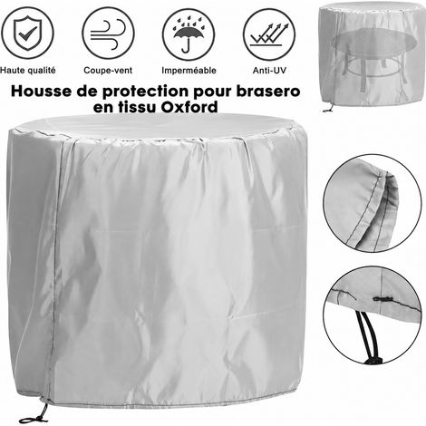 Housse de table ronde de jardin imperméable 120 x 140 cm noir tissu oxford 210D noir 120 140 30 × 30 × 5 cm 200 g – Livraison gratuite (1/5)