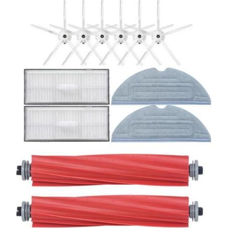 Remplacements Brosse LatéRale Principale Filtre Hepa Chiffon de Vadrouille pour Roborock S7 T7S plus Robot Aspirateur PièCes de (1/4)