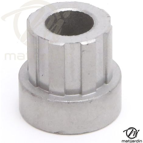 Bague d'adaptation pour poulies.Diamètre intérieur 9,5 mm. Diamètre extérieur 17,5 mm. Hauteur 19,8 mm