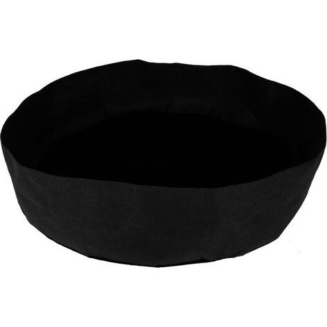 Sac de Culture Ronde Intérieur Extérieur en Felt pour Jardin Potager 127cm30cm Noir (1/5)