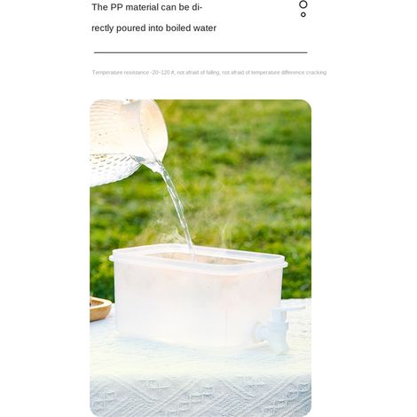 Ein 5-Liter-Kaltwasserkrug mit Zapfhahn und Wasserspender. (1/4)