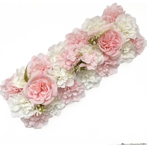 Fleurs soie – Rose clair – Décoration cérémonie – Fond écran – Mariage