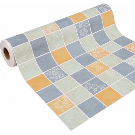 Revestimiento de Suelo Autoadhesivo para Baño 60 cm x 5 m (1/5)