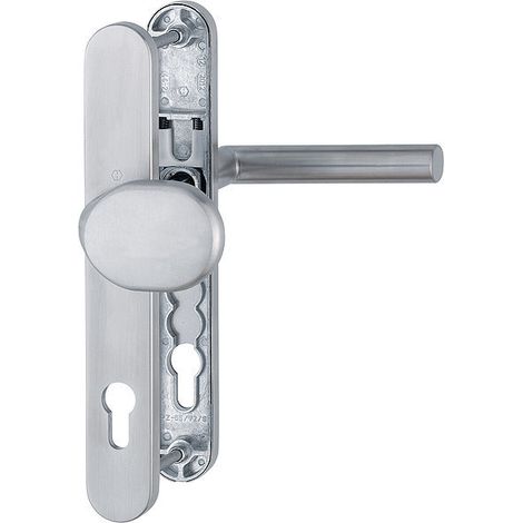 HOPPE® Wechselgarnitur mit Schmalschild Amsterdam E86G/3357N/1400F, Edelstahl, 3730615 (1/3)