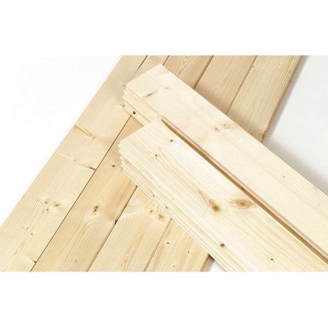 Pircher Listone in Abete Naturale Grezzo - 20x120x2000 cm Set 5 Pezzi (1/2)