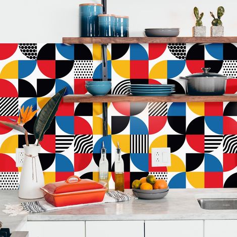 Crédence à coller Bauhaus 300 x 40 cm (1/4)