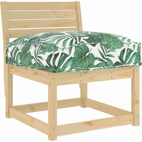 Maison Exclusive - Kissen Oxford-Stoff Blattmuster 60 x 40 x 8 cm (1/5)