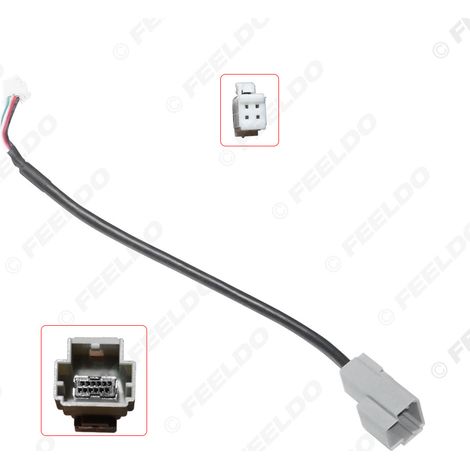 Compatible with the Fiat Strada/Toro 2020 4-pin AUX audio cable and the 12-pin cigarette lighter adapter. (1/5)