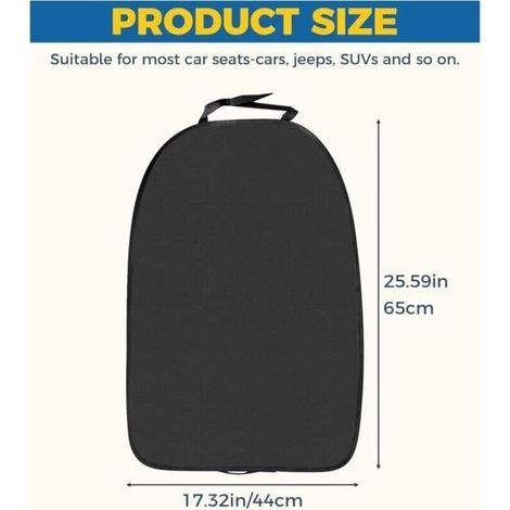 2PCS Protection Siege Voiture,Protection Siege,Protege Siege,Accessoire Voiture Interieur,Housses de Dossier de Siège de Voiture