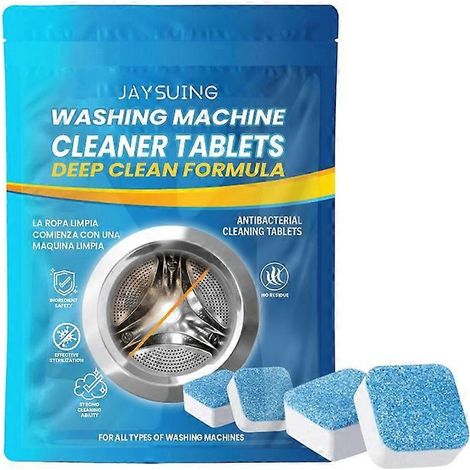 Comprimés nettoyants pour lave-linge à dissolution rapide. Formule facile à utiliser. (1/5)
