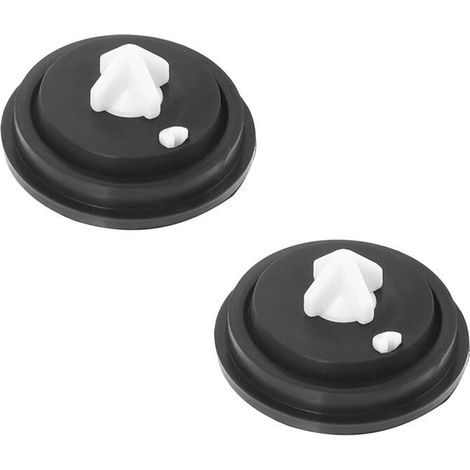 2 Pièces Rondelles de Diaphragme de Soupape, Membranes pour Robinet Flotteur, Réparation Facile de la Chasse d'Eau, Joint Chasse d'Eau WC, Valves à Flotteur, pour l'Entretien des Toilettes (1/5)