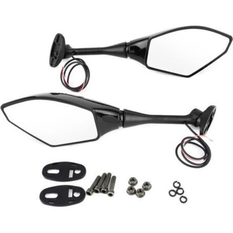 Paire de Clignotants Intégrés au Rétroviseur Moto pour Honda CBR600RR CBR1000RR CBR500R - Accessoire Sécurité LED (1/5)