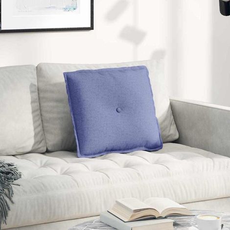 Rückenkissen Jeans blau 50 x 19 x 45 cm Stoff
