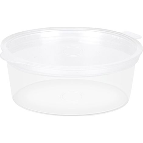 Gobelets Jetables Avec Couvercle Articulé - Récipients Alimentaires En Plastique Sans Bpa - Pour Sauces Condiments Et Slime - Lot De 50 Pièces (1/5)