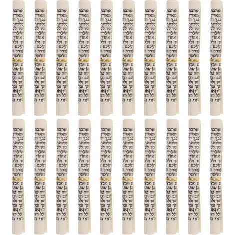 Lot de 20 rouleaux serviettes hébraïques avec accessoires cuisine pour la décoration maison (1/5)