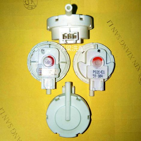 Applicable au capteur de niveau d'eau 17438100001347 et au pressostat de niveau d'eau PS2C-E1 des machines à laver Little Swan