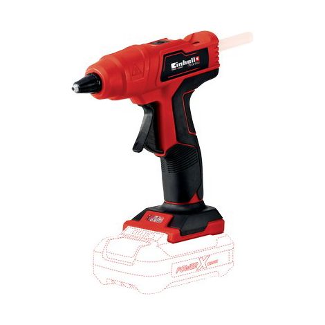 PISTOLA TERMOINCOLLANTE BATTERIA TEGC 18 EINHELL V.18 XCHANGE SOLO CORPO MACCHINA + ACC