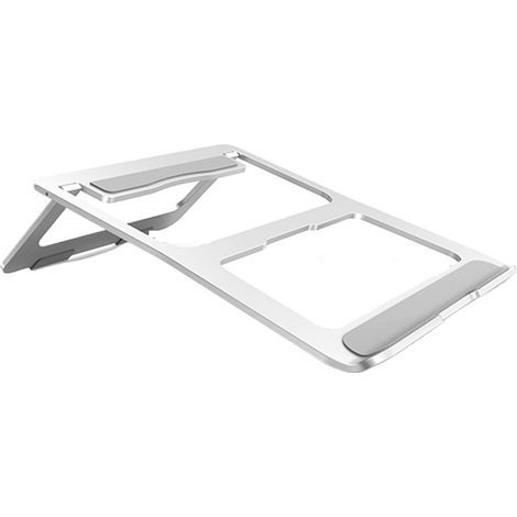 Support portable pour ordinateur portable, support réglable en alliage d'aluminium, support de bureau pliable, convient aux ordinateurs portables de 17 pouces et moins. (1/5)