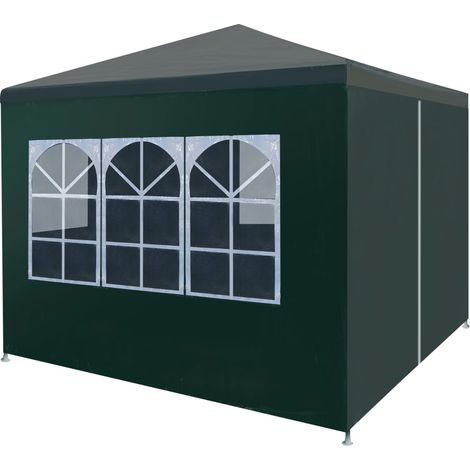 Tente de réception,Chapiteau,Barnum,Tonnelle 3 x 3 m Vert MCE247800 (1/5)
