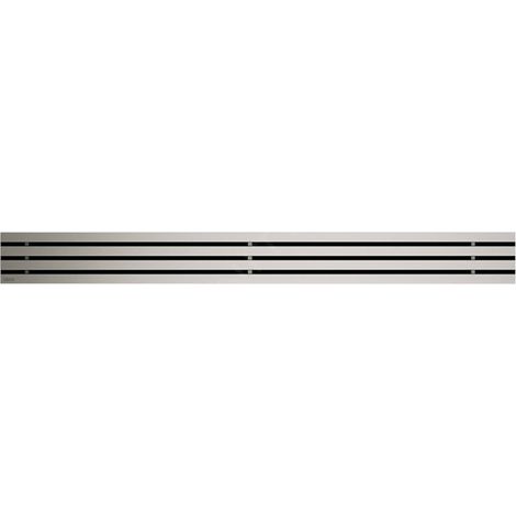 Alca - Caillebotis pour auge linéaire 30 cm, en acier inoxydable mat GAP-300M (1/2)