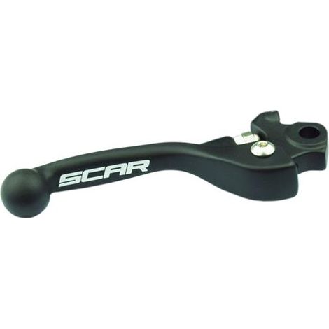 Maneta de freno de competición SCAR (original) para Yamaha YZ 125/250 '08-'26, Kawasaki KXF 250 '13-'20, KXF 450 '13-'18. Color negro.
