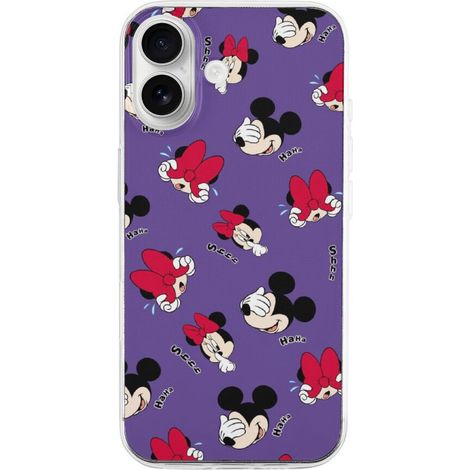 Custodia per telefono in TPU con motivo Topolino, compatibile con iPhone 16: ultra sottile, antiurto, anti-ingiallimento, antigraffio, compatibile con la ricarica wireless e migliora la presa. (1/2)