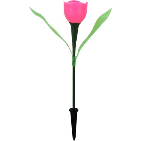 1 Guirlande lumineuse LED tulipe, panneau solaire polycristallin 2V, éclairage doux jardin pelouse (1/5)