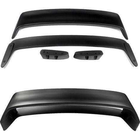 Alerón trasero estilo GT, compatible con sedanes de lujo E36 y M3, color negro mate. (1/2)