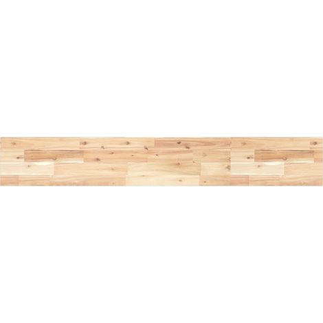 Maison Exclusive - Schweberegal 120x20x2 cm Massivholz Akazie Unb