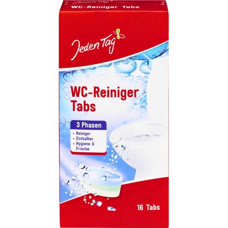 Comprimés nettoyants pour toilettes One Tag WC-Reiniger, 16 unités.