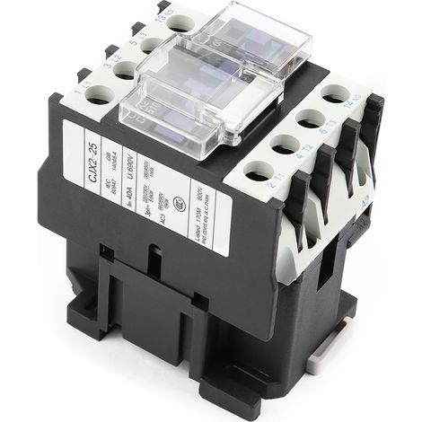Contacteur électrique industriel haute sensibilité CJX2-2510, 220 V, 25 A (1/5)