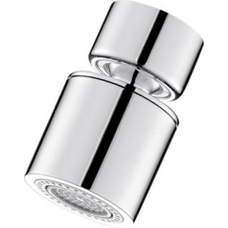 Douchette de robinet de cuisine avec filtre, pare-éclaboussures rotatif et réglable, buse de robinet avec mousseur et mitigeur d'évier (1/5)