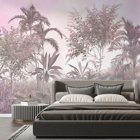 Papier peint panoramique - Forêt tropicale - 130 cm x 100 cm (1/4)