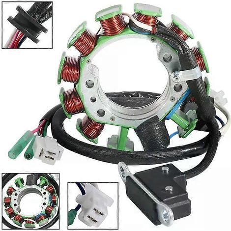 Bobine de stator de magnéto-alternateur pour moto Yamaha XT500 55A / XT500T 3BJ1 / XT500T 3BJ2 / XT600L / XT600LC / XT600N / XT600NC (1/5)