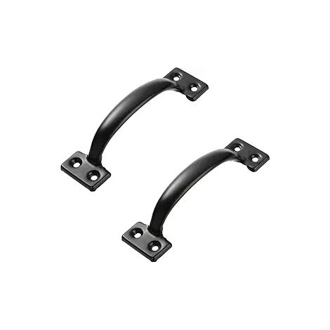 6 poignées de tiroir en arc noires 5 pouces, tirants de meuble modernes en métal, poignées pour tiroirs, portes de placard, commodes, armoires, cuisine et rangement intérieur (1/3)