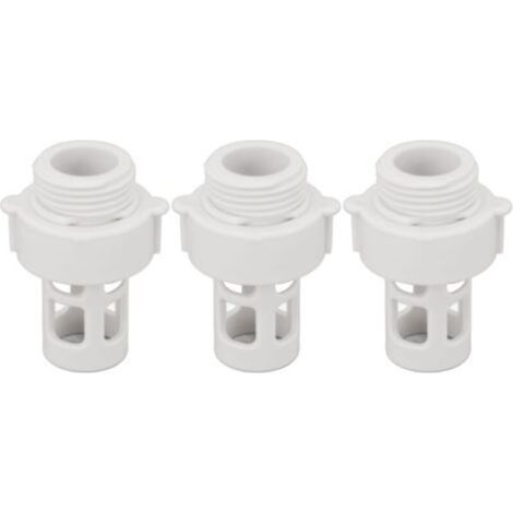 Connecteur de bouchon de vidange de tuyau de piscine, adaptateur de tuyau de piscine, bouchon de Drainage d'eau pour piscines rondes Intex 10184, filetage de 25mm, 3 pièces