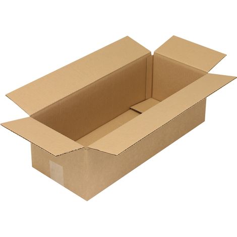 Faltkarton 1-wellig Maße 610x430x120mm A2 Qualität 1.30 C braun braun (1/2)