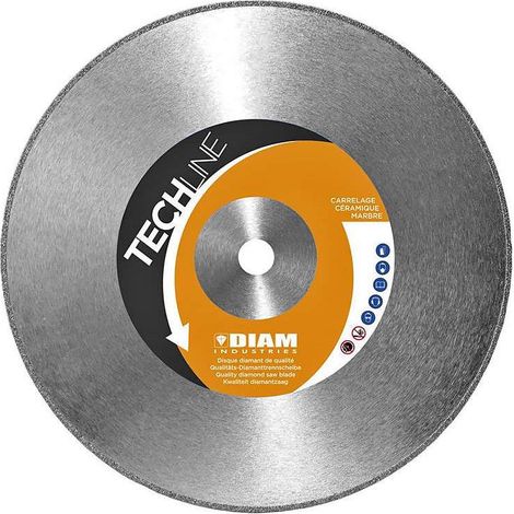 Disque DIAM INDUSTRIES MS70 Gamme Carrelage, Céramique, Marbre Spécial PVCtailleØ 125mm