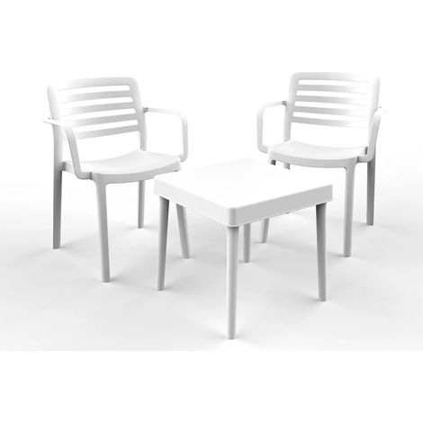 Gartenmöbel garbar alba-wind stapelbar UV-Schutz