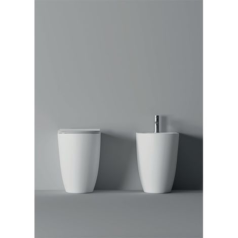Bidet Alice Form H50 Filomuro Rialzato 54x35 bianco