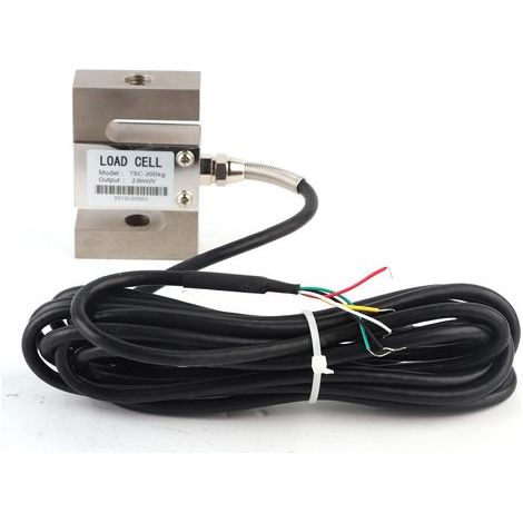 Capteur de pesage à cellule de charge type S haute précision avec câble (200KG) (1/5)
