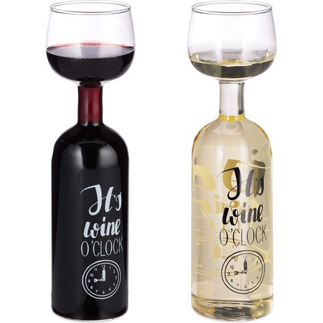 Bouteille de vin, Verre XL avec Inscription, 750 ML, Transparent. (1/5)