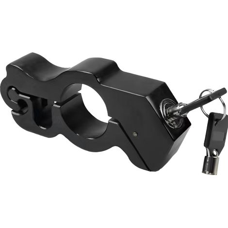Poignée de guidon antivol en alliage d'aluminium avec accélérateur et frein pour moto, scooter et quad électrique. (1/5)