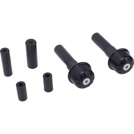 Embouts de guidon en aluminium pour guidons de 13 à 20 mm, noirs, vis M6 (1/5)