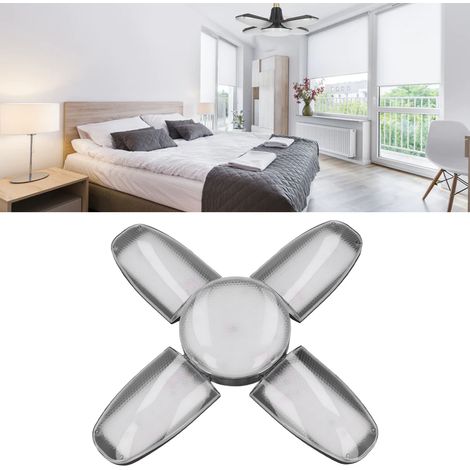 E27/E26 LED-Garagenleuchte aus Aluminiumdruckguss, faltbar, mit vier Schirmen, 13.600 lm, 120 W, ultrahell und energieeffizient. (1/5)