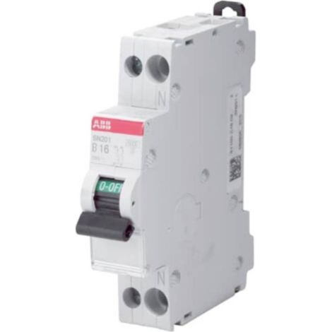 Interruttore automatico SN201 1P+N (Neutro a destra) B16 6kA - ABB2CSS255101R0165