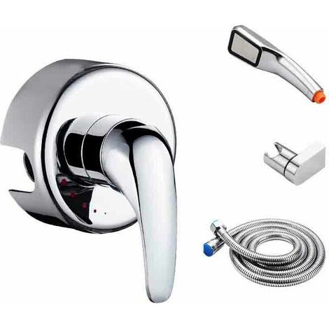 Mitigeur douche encastrable avec 1 sortie Chromé - 1 sortie